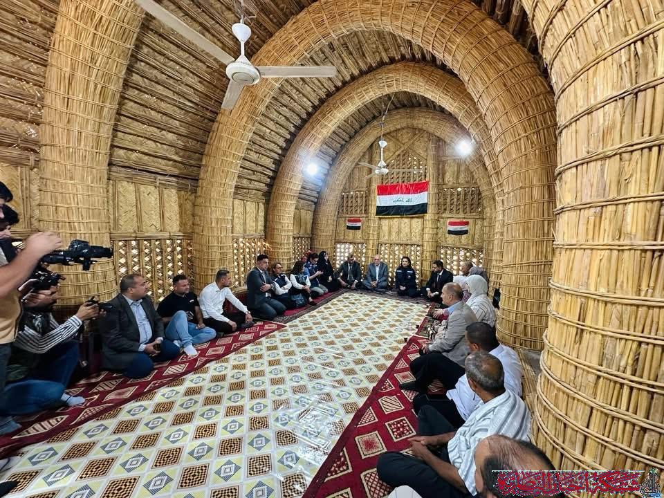 صورة من مقال: وفد دولي يزور أهوار الجبايش للوقوف على أزماتها الصحية والبيئية